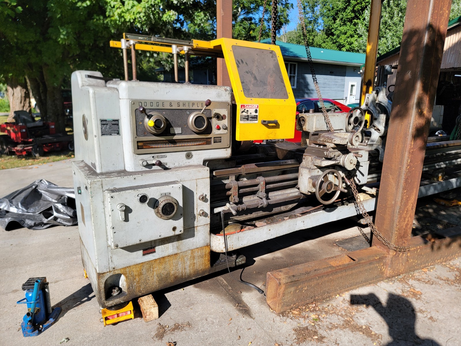 26/40" x 192" LODGE & SHIPLEY "2516" POWERTURN GAP-TYPE ENGINE LATHE 1962 OBO