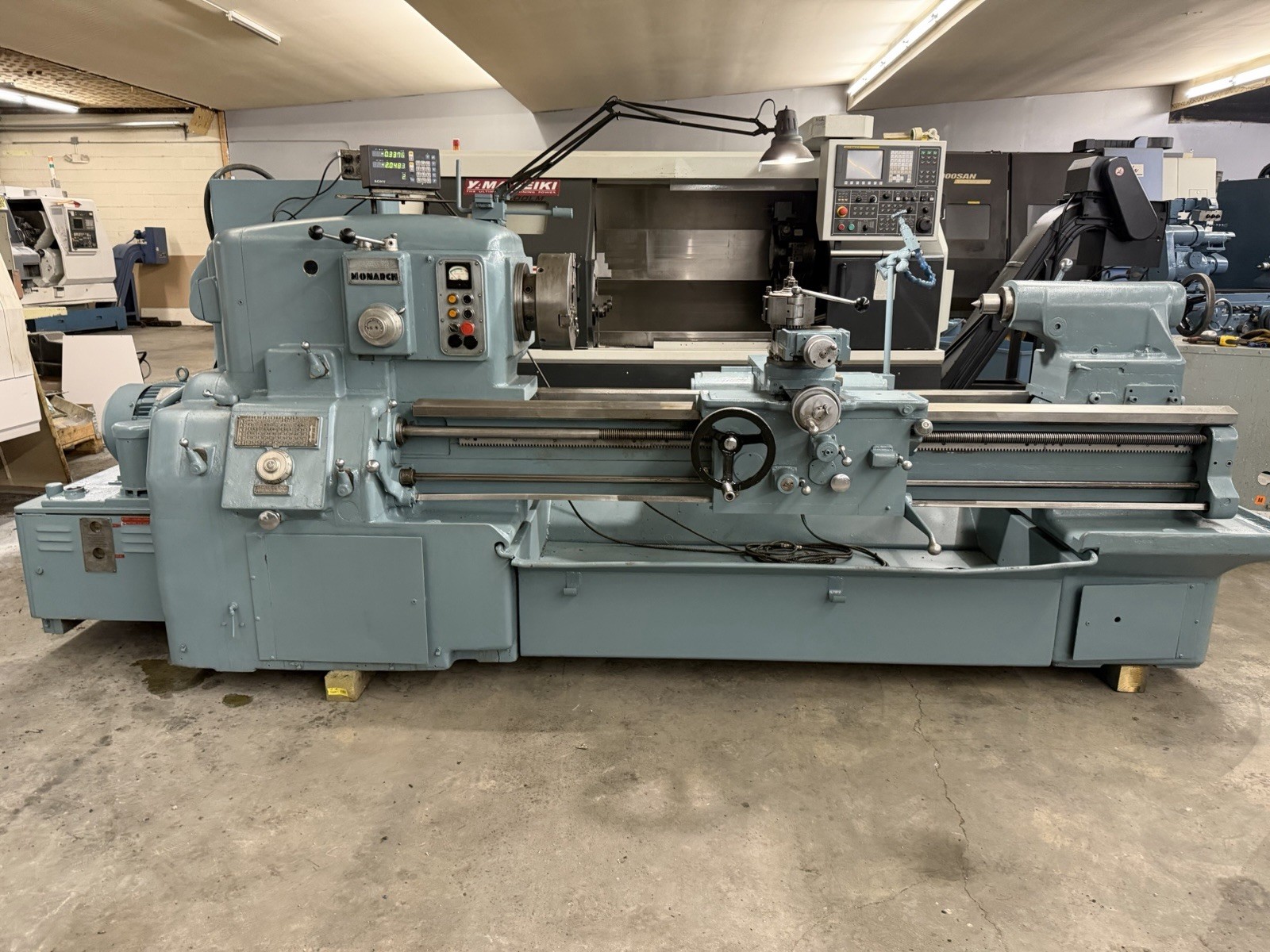Monarch 612 Engine Lathe with DRO, 24”x60”- Video link in the description