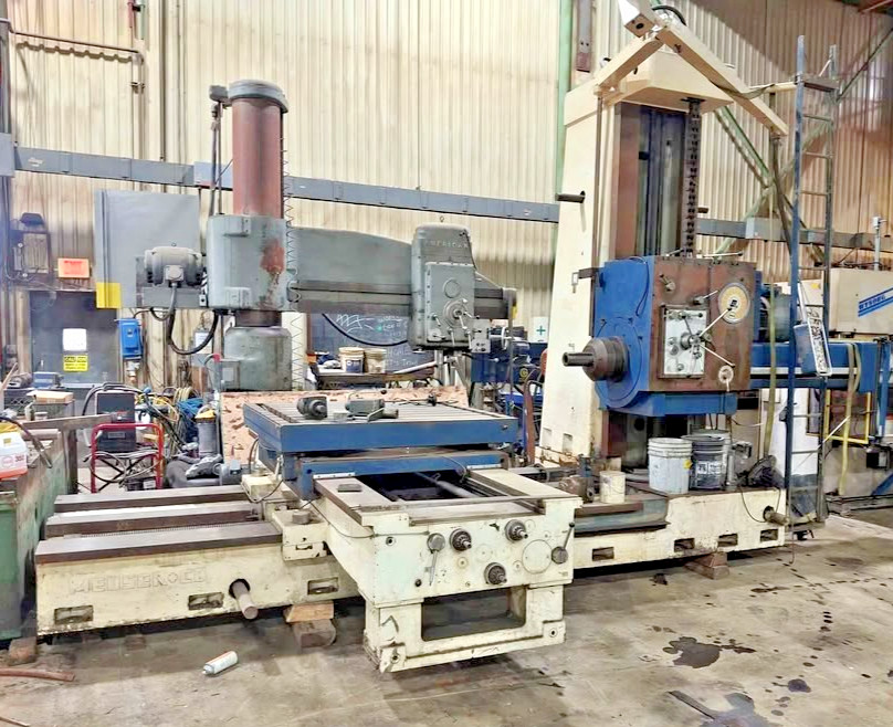 Meuser Horizontal Boring Mill - 6MT Spindle w/ Index Table